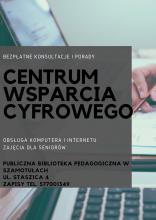 plakat akcji centrum wsparcia cyfrowego